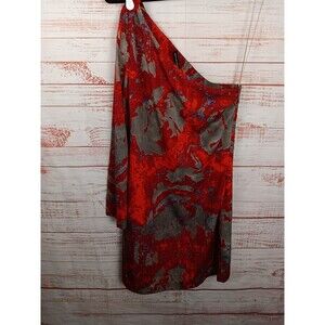 W118 by WALTER BAKER Mini Dress Women’s X-Small Red one shoulder Lined